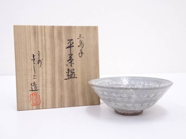 A940-6/京焼/貴古 造/一二三節紋碗5客/茶器/茶碗/茶道具/抹茶碗/ A940