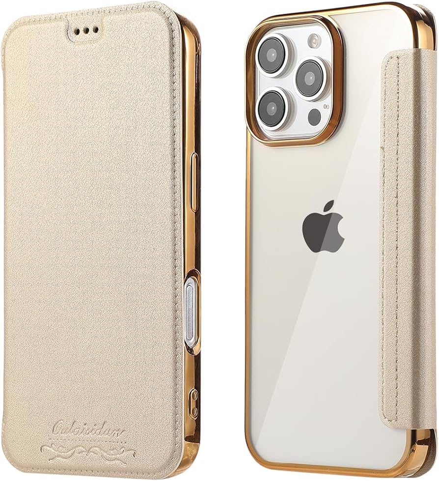 Amazon.co.jp: MuZiF iPhone 16 Pro Max 用 ケース 手帳型 クリア 高級
