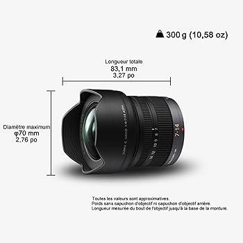 Amazon.com : Panasonic H-F007014E LUMIX G Vario 7-14mm F4.0 ASPH