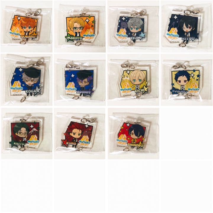 新品★あんスタ★富士急★つながるアクリルチャーム★11点セット 新品☆あんスタ☆富士急☆つながるアクリルチャーム☆11点セット