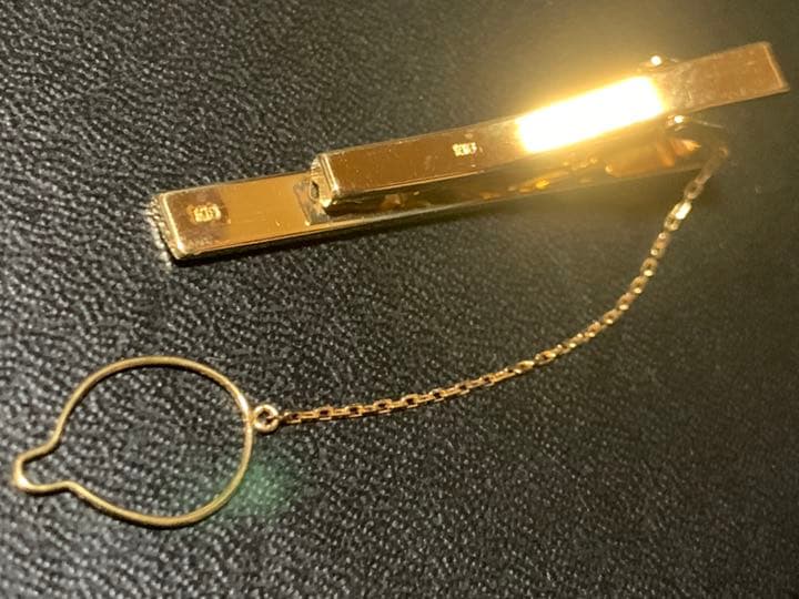 k18ネクタイピン k18 金 K18 刻印入り ネクタイピン メンズ K18