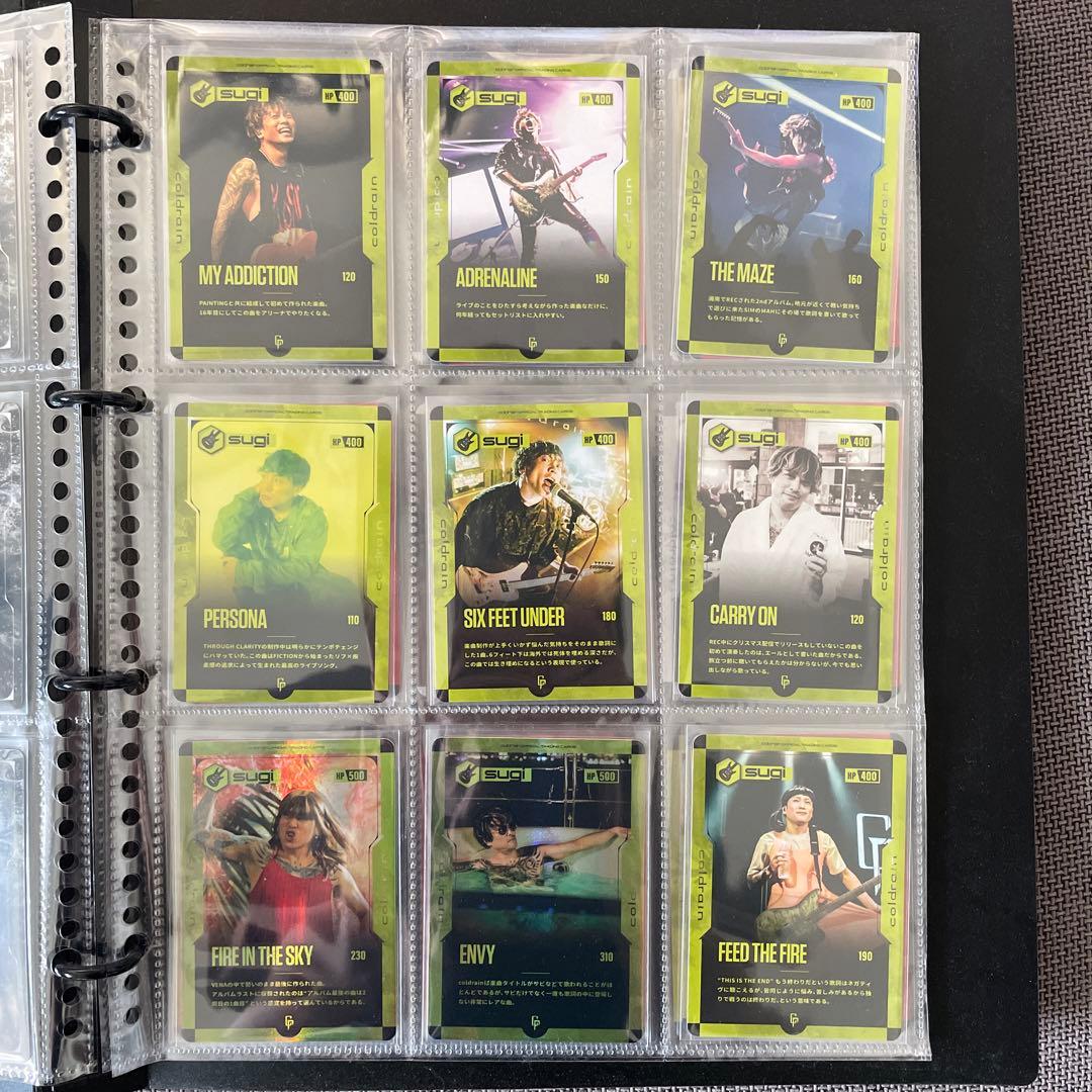 coldrain トレカ コンプリートセット - メルカリ