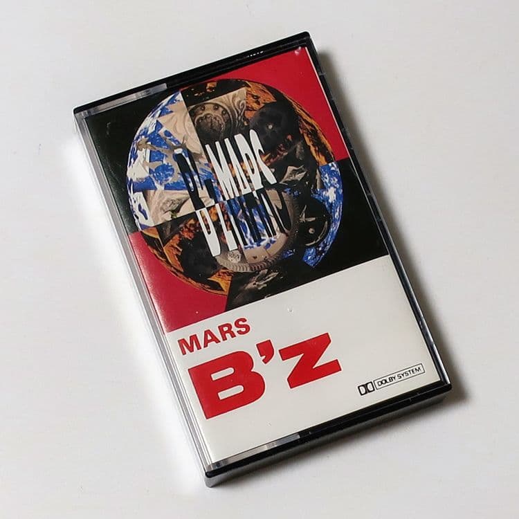 海外盤 カセットテープ B'z MARS 当時物 アナログ テープ グッズ 海外盤 カセットテープ B´z MARS 当時物 アナログ テープ グッズ